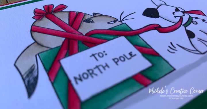 Slit Z Fun Fold with North Pole Mischief