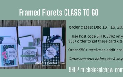 Framed Florets Class To Go