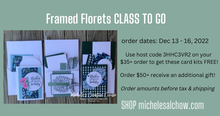 Framed Florets Class To Go