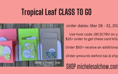 Tropical Leaf Class To Go