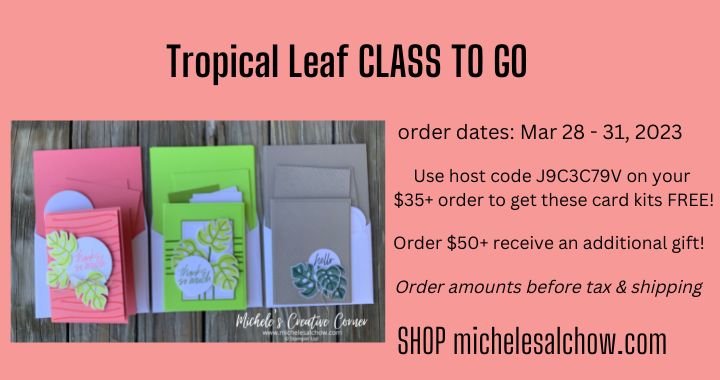 Tropical Leaf Class To Go